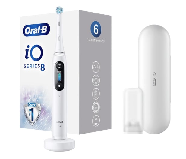 Oral-B Szczoteczka magnetyczna iO8 (biała) - 1037094 - zdjęcie